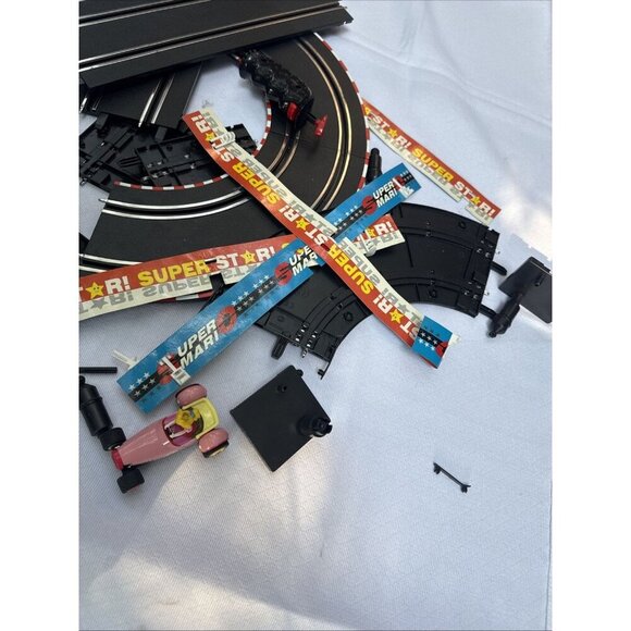 Vintage First Mario Kart Slot Car track, controllers and cars. Works! - Picture 6 of 6